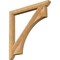 Ekena Millwork Westlake Slat Rough Sawn Bracket, Western Red Cedar, 4"W x 46"D x 46"H BKT04X46X46WTL06RWR - alternate 1